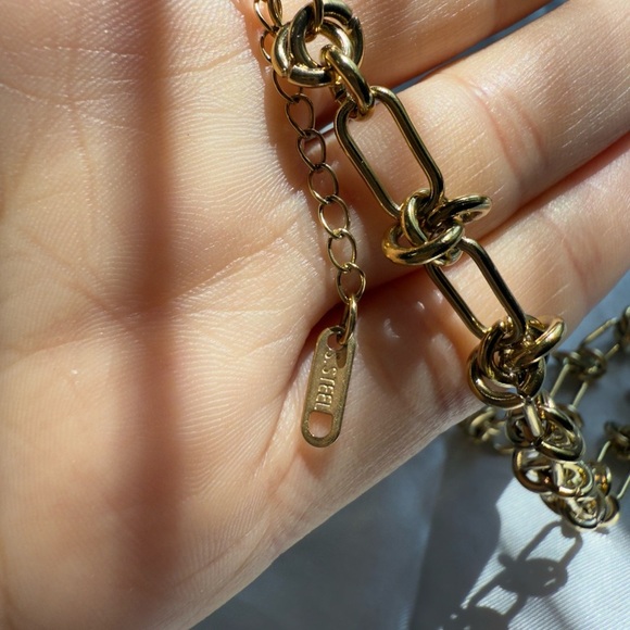 Steel Anthropologie Chain Necklace - Picture 8 of 8